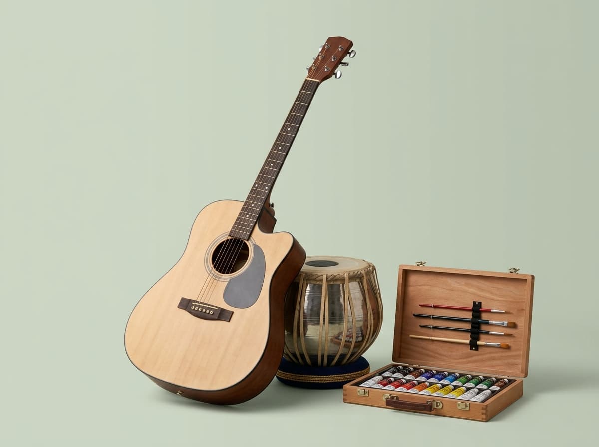 Photo representing Musical Instruments, Arts & Crafts tenders